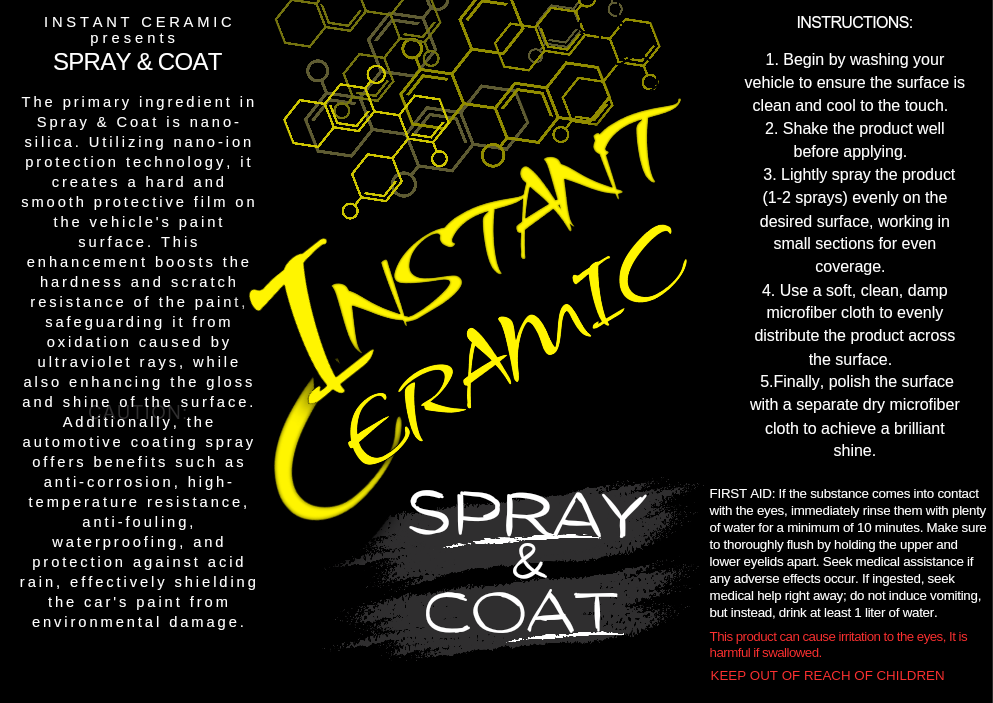 Instant Ceramic Spray & Coat